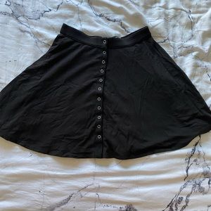 Urban outfitters black skater skirt
